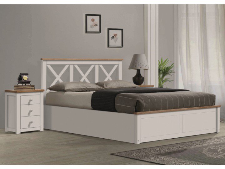 Кровать Signal Orlean 160х200 Белый / Дуб